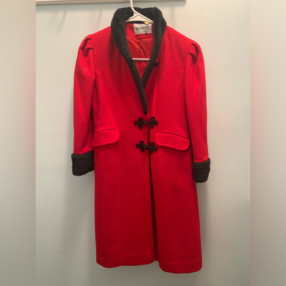 Rothschild Vintage Girls Wool Coat